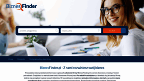 What Biznesfinder.pl website looked like in 2022 (2 years ago)