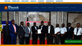 What Bharathuniv.ac.in website looked like in 2022 (2 years ago)