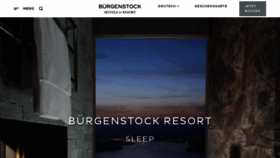 What Burgenstockresort.com website looked like in 2022 (2 years ago)