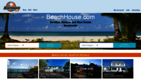 What Beachhouse.com website looked like in 2022 (2 years ago)