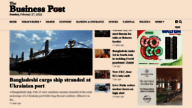 What Businesspostbd.com website looked like in 2022 (3 years ago)
