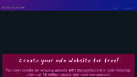 What Blogsvila.com website looked like in 2022 (2 years ago)