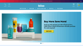 What Blissworld.com website looked like in 2022 (2 years ago)