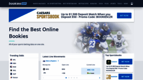 What Bookies.com website looked like in 2022 (2 years ago)