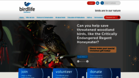 What Birdlife.org.au website looked like in 2022 (2 years ago)