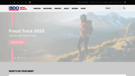 What Bdo.co.uk website looked like in 2022 (2 years ago)