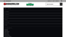 What Bagmasters.com website looked like in 2022 (2 years ago)
