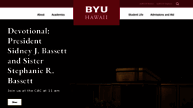 What Byuh.edu website looked like in 2022 (2 years ago)