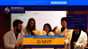What Bodwell.edu website looked like in 2022 (2 years ago)