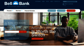 What Bell.bank website looked like in 2022 (2 years ago)