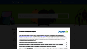What Bazar.sk website looked like in 2022 (2 years ago)
