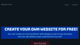 What Blogozz.com website looked like in 2022 (2 years ago)