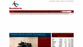 What Beursduivel.be website looked like in 2022 (2 years ago)