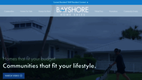 What Bayshorehomesales.com website looked like in 2022 (2 years ago)