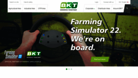 What Bkt-tires.com website looked like in 2022 (2 years ago)