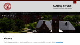 What Blogs.cornell.edu website looked like in 2022 (2 years ago)