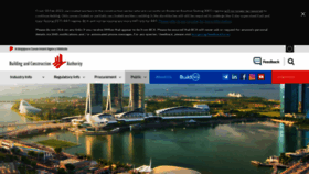 What Bca.gov.sg website looked like in 2022 (2 years ago)
