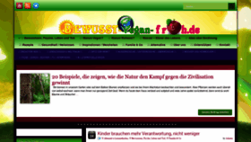 What Bewusst-vegan-froh.de website looked like in 2022 (2 years ago)