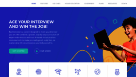 What Biginterview.com website looked like in 2022 (2 years ago)