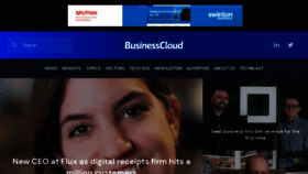 What Businesscloud.co.uk website looked like in 2022 (2 years ago)