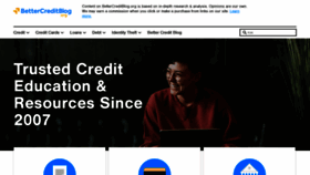 What Bettercreditblog.org website looked like in 2022 (2 years ago)