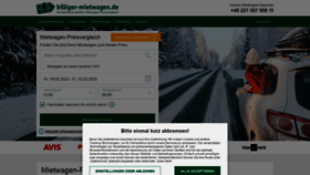 What Billiger-mietwagen.de website looked like in 2022 (2 years ago)
