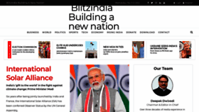 What Blitzindiamedia.com website looked like in 2022 (2 years ago)