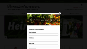 What Botanicalinterests.com website looked like in 2022 (2 years ago)