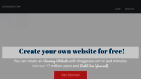 What Bloggazza.com website looked like in 2022 (2 years ago)