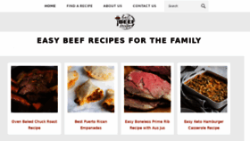 What Bestbeefrecipes.com website looked like in 2022 (2 years ago)