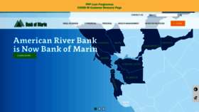 What Bankofmarin.com website looked like in 2022 (2 years ago)