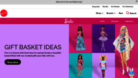 What Barbie.com website looked like in 2022 (2 years ago)