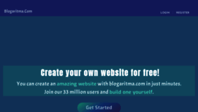 What Blogaritma.com website looked like in 2022 (2 years ago)