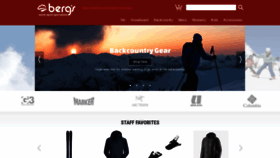 What Bergsskishop.com website looked like in 2022 (2 years ago)