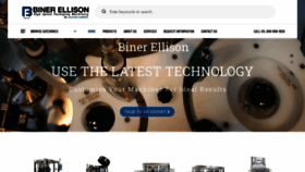What Binerellison.com website looked like in 2022 (2 years ago)