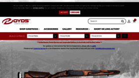 What Boydsgunstocks.com website looked like in 2022 (2 years ago)