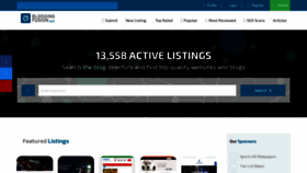 What Bloggingfusion.com website looked like in 2022 (3 years ago)