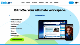 What Bitrix24.com website looked like in 2022 (2 years ago)