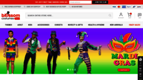 What Blossomcostumes.com.au website looked like in 2022 (2 years ago)