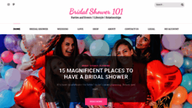 What Bridalshower101.com website looked like in 2022 (2 years ago)