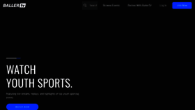 What Ballertv.com website looked like in 2022 (2 years ago)