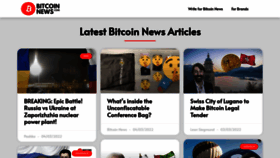 What Bitcoinnews.com website looked like in 2022 (3 years ago)