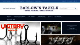 What Barlowstackle.com website looked like in 2022 (2 years ago)