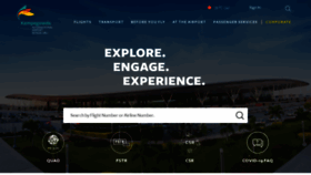 What Bengaluruairport.com website looked like in 2022 (2 years ago)