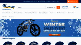 What Bikeberry.com website looked like in 2022 (2 years ago)