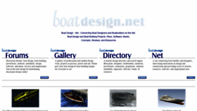 What Boatdesign.net website looked like in 2022 (2 years ago)