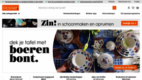 What Blokker.nl website looked like in 2022 (2 years ago)