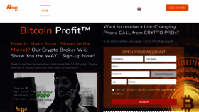 What Bitcoinprofit.app website looked like in 2022 (2 years ago)