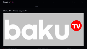 What Baku.tv website looked like in 2022 (2 years ago)