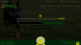 What Barkbusters.com website looked like in 2022 (2 years ago)